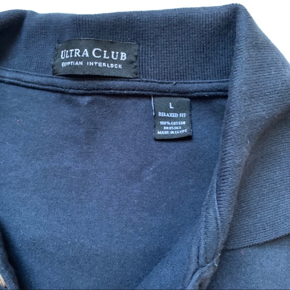 Men’s Relaxed LS Soft Cotton Polo Shirt - Picture 6 of 6